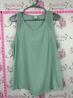 RBX tank top shirt blue Mint Green Athletic Tank Top